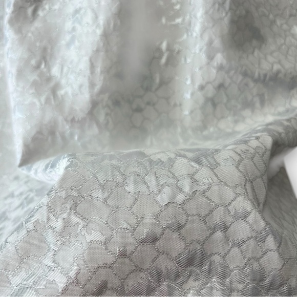 Kensie Silver Metallic Patterned Sleeveless Fit & Flare Mini Dress Size Small - Picture 8 of 10